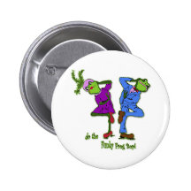 ¡haga la rana enrrollada Bop! Pins