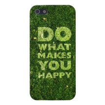 Haga qué hace su textura feliz de la hierba iPhone 5 protectores