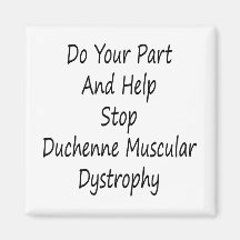 Haga su parte y ayude a parar Duchenne Dystr muscu Imán