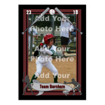 Haga su propia tarjeta de béisbol tarjetas personales