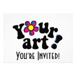 Haga sus propias ilustraciones o foto de encargo invitación personalizada