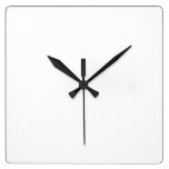 Haga sus propios relojes de pared cuadrados grande