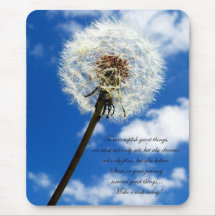 Haga un deseo Mousepad w/verse Tapetes De Ratones