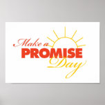 Haga un poster del día de la promesa