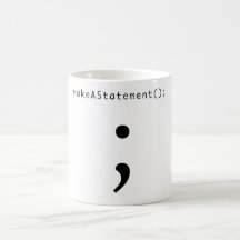 Haga una declaración tazas