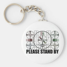 Haga una pausa por favor llaveros personalizados