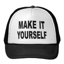 Hágale usted mismo la gorra de béisbol de encargo