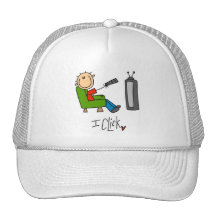 Hago clic las camisetas y los regalos del teleadic gorras