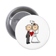 Hago el botón de la ceremonia de boda pin
