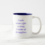 Hago el café serio taza de café