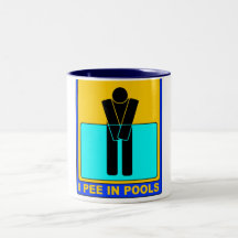 HAGO PIS EN PISCINAS TAZA DE CAFÉ