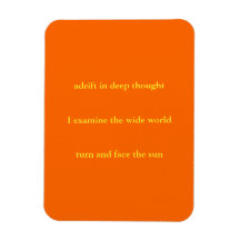 Haiku 001 de Proga Imán De Vinilo