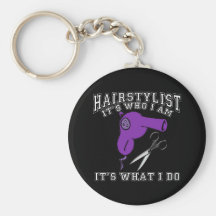 Hairstylist - es quién soy llavero personalizado