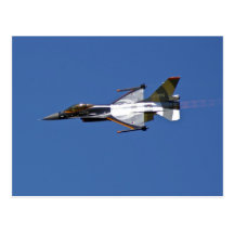 Halcón que lucha F-16 Tarjetas Postales