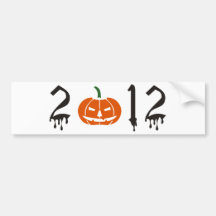 Halloween 2012 auto sticker