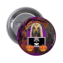 Halloween - apenas un Lil fantasmagórico - afgano Pin