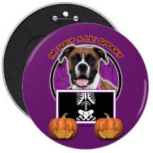 Halloween - apenas un Lil fantasmagórico - boxeado Pins