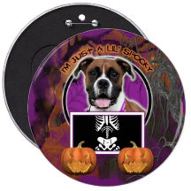 Halloween - apenas un Lil fantasmagórico - boxeado Pins