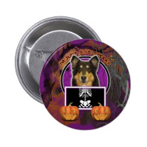 Halloween - apenas un Lil fantasmagórico - collie  Pin