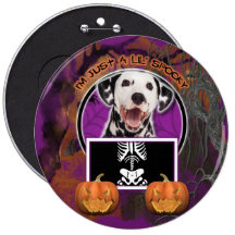 Halloween - apenas un Lil fantasmagórico - Dalmati Pin