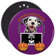 Halloween - apenas un Lil fantasmagórico - Dalmati Pins