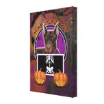 Halloween - apenas un Lil fantasmagórico - Doberma Lona Estirada Galerías