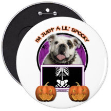 Halloween - apenas un Lil fantasmagórico - dogo Pin