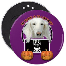 Halloween - apenas un Lil fantasmagórico - Saluki Pin