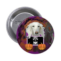Halloween - apenas un Lil fantasmagórico - Saluki Pin