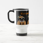 Halloween-Barro amasado feliz en la linterna de Ja Taza De Café