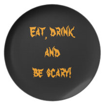 Halloween come la bebida y sea asustadizo plato