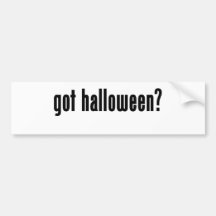 ¿Halloween conseguido? Pegatina De Parachoque