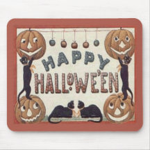 Hallowe'en feliz alfombrillas de raton