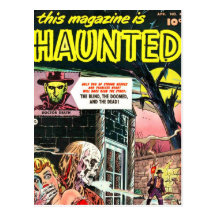 Halloween frecuentó el cómic tarjetas postales