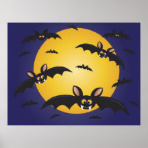Halloween golpea el poster del vuelo