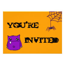 Halloween invita anuncio personalizado