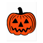Halloween Kürbis Postkarten