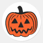 Halloween Kürbis Runder Sticker