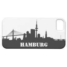 Hamburgo skyline iPhone 5 sleeve/Case iPhone 5 Carcasa