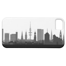 Hamburgo skyline iPhone 5 sleeve/Case iPhone 5 Cárcasas