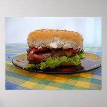 Hamburguesa clásica posters
