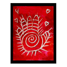 Hamsa/mano curativa/mano de Fátima Tarjetas Postales