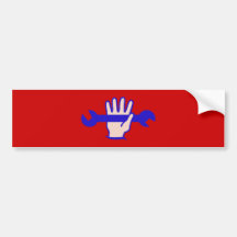 Hand Schraubenschlüssel wrench Auto Aufkleber