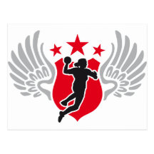 handball postkarten