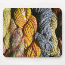 Handspun Mousepad naturalmente teñido