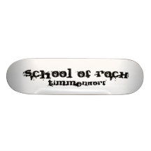 Hannes Custom Skateboard (School of Rock) Bedruckte Skateboarddecks