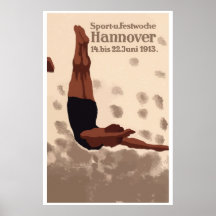Hannover retra Alemania se divierte el anuncio del Poster