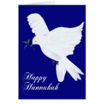 ¡Hannukah feliz! - Paloma de la paz Felicitacion