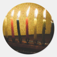 Hanukah Menorah - pegatina