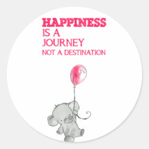 Happiness is a journey pegatinas  